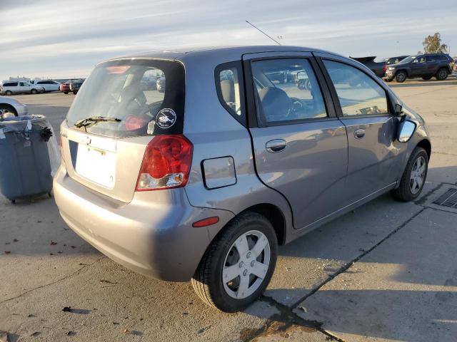 KL1TD66676B667443 - 2006 CHEVROLET AVEO BASE GRAY photo 3