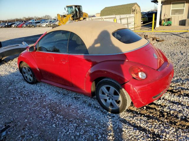 3VWRF31Y77M421567 - 2007 VOLKSWAGEN NEW BEETLE RED photo 2