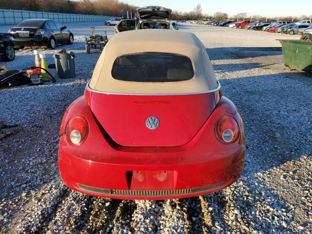 3VWRF31Y77M421567 - 2007 VOLKSWAGEN NEW BEETLE RED photo 6