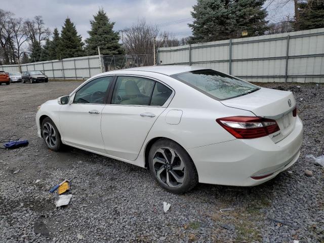 1HGCR2F8XHA058801 - 2017 HONDA ACCORD EXL WHITE photo 2