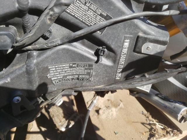 WB1053402EZL19185 - 2014 BMW S 1000 RR WHITE photo 10