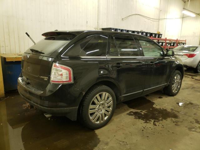 2FMDK49C68BA02387 - 2008 FORD EDGE BLACK photo 3