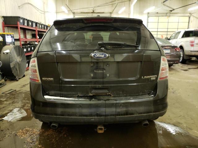 2FMDK49C68BA02387 - 2008 FORD EDGE BLACK photo 6