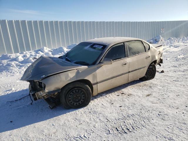 2G1WF52E249433760 - 2004 CHEVROLET IMPALA GOLD photo 1