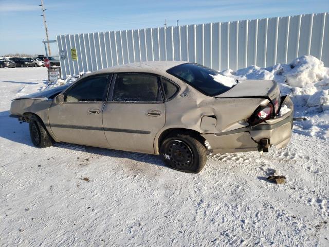 2G1WF52E249433760 - 2004 CHEVROLET IMPALA GOLD photo 2