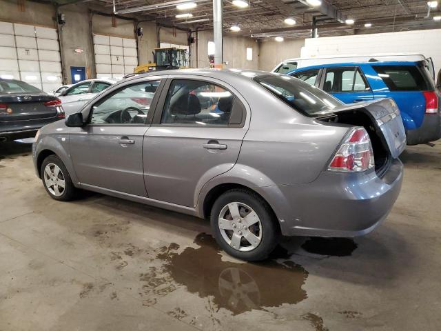 KL1TD56687B073570 - 2007 CHEVROLET AVEO BASE SILVER photo 2