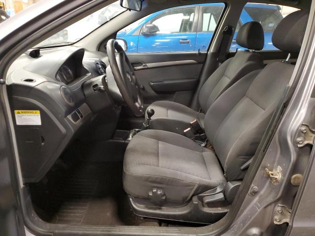 KL1TD56687B073570 - 2007 CHEVROLET AVEO BASE SILVER photo 7