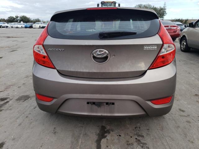 KMHCU5AEXDU140222 - 2013 HYUNDAI ACCENT GRAY photo 6