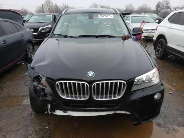 5UXWX9C53E0D21198 - 2014 BMW X3 XDRIVE2 BLACK photo 5