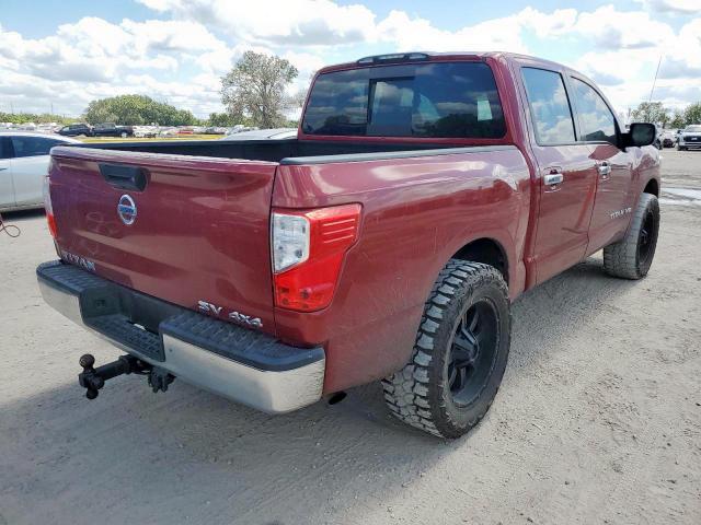 1N6AA1EJ2JN521506 - 2018 NISSAN TITAN S RED photo 4