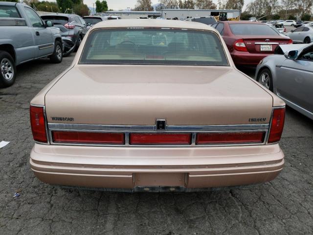 1LNLM81W4TY624730 - 1996 LINCOLN TOWN CAR E BEIGE photo 6