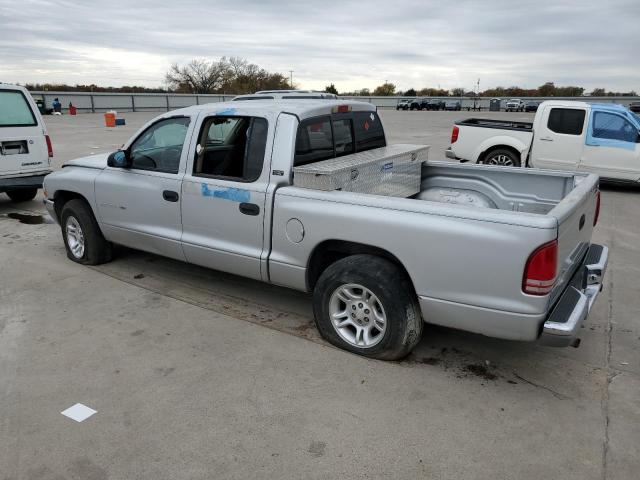 1B7GL2AN51S138912 - 2001 DODGE DAKOTA QUA SILVER photo 2