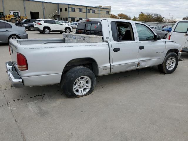 1B7GL2AN51S138912 - 2001 DODGE DAKOTA QUA SILVER photo 3