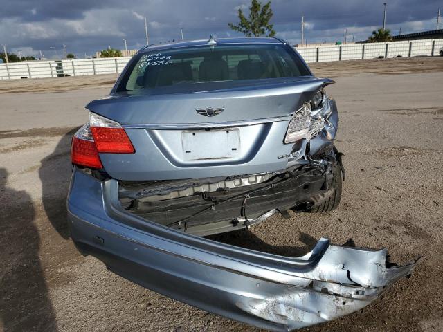 KMHGC46E89U068855 - 2009 HYUNDAI GENESIS 3. BLUE photo 6