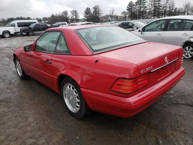 WDBFA67F4WF165624 - 1998 MERCEDES-BENZ SL 500 RED photo 2