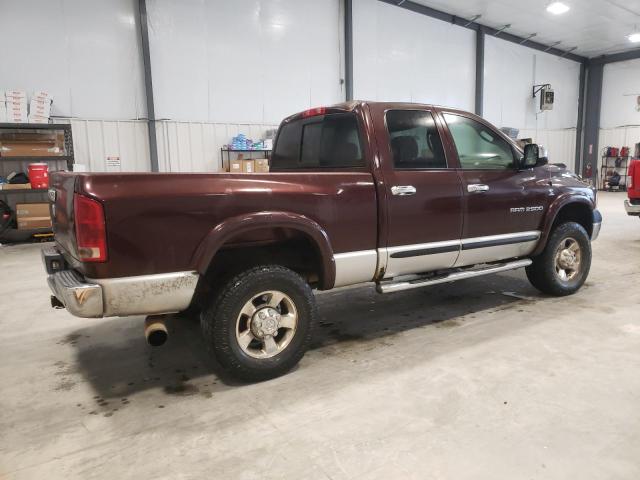 3D7KS28C55G779420 - 2005 DODGE RAM 2500 S BROWN photo 3