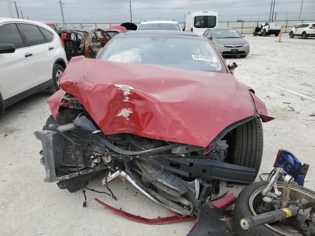 5YJSA1E11GF122195 - 2016 TESLA MODEL S Rojo foto 5