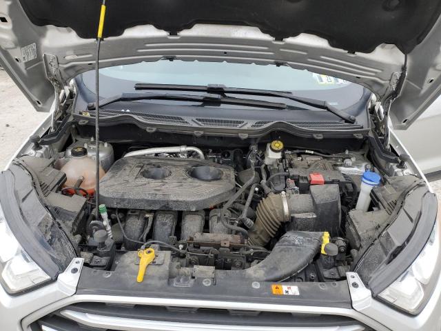 MAJ6P1UL4JC210543 - 2018 FORD ECOSPORT S SILVER photo 12