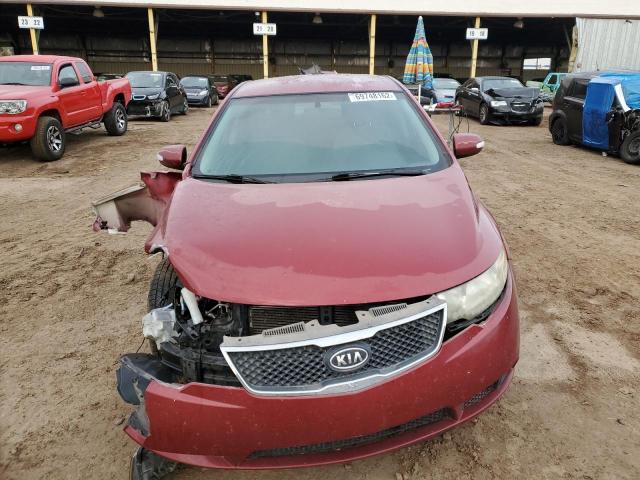 KNAFU4A25A5244024 - 2010 KIA FORTE EX RED photo 5