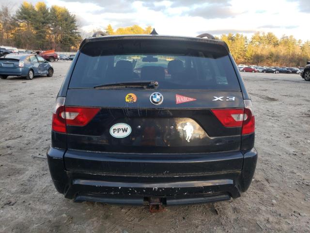 WBXPA93416WD32250 - 2006 BMW X3 BLACK photo 6