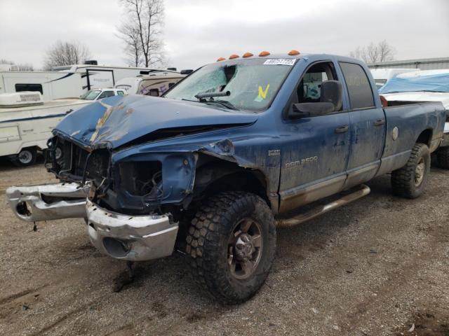 1D7KS28D36J193159 - 2006 DODGE RAM 2500 S BLUE photo 1