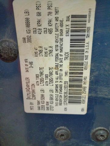 1D7KS28D36J193159 - 2006 DODGE RAM 2500 S Mavi foto 12