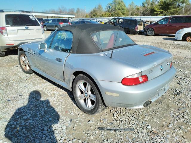 WBACN33461LM02973 - 2001 BMW Z3 2.5 SILVER photo 3