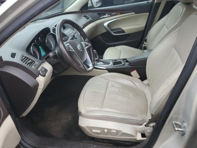 2G4GR5EKXC9149887 - 2012 BUICK REGAL BEIGE photo 7