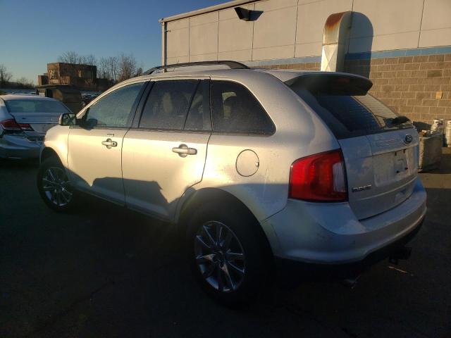 2FMDK4JC0DBA47024 - 2013 FORD EDGE SEL SILVER photo 2