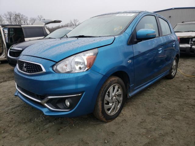 ML32A4HJ6KH001218 - 2019 MITSUBISHI MIRAGE SE BLUE photo 2