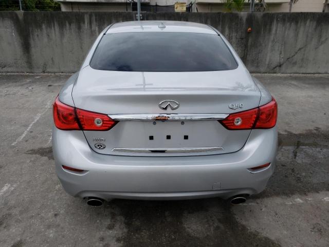 JN1EV7AR9HM833798 - 2017 INFINITI Q50 PREMIU SILVER photo 6