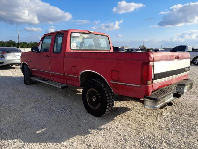 1FTEX15N2PKA70593 - 1993 FORD F150 RED photo 2