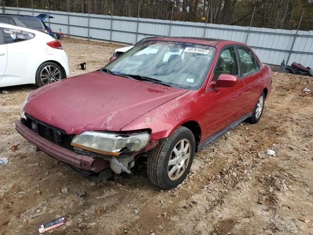 1HGCG56722A125364 - 2002 HONDA ACCORD SE RED photo 1