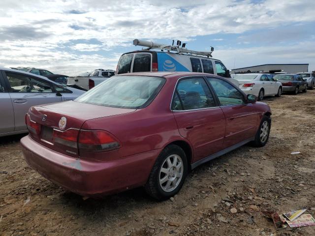 1HGCG56722A125364 - 2002 HONDA ACCORD SE RED photo 3