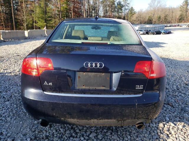 WAUDG68E75A488930 - 2005 AUDI A4 3.2 QUA BLUE photo 6