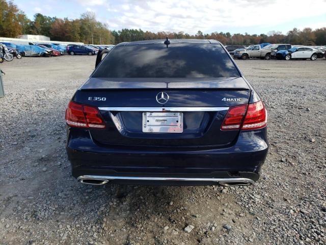 WDDHF8JB5EA897856 - 2014 MERCEDES-BENZ E 350 4MAT BLUE photo 6