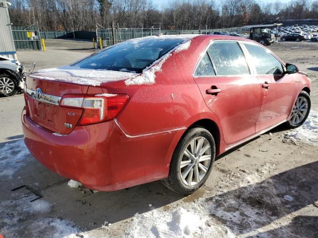 4T1BD1FK5CU024220 - 2012 TOYOTA CAMRY HYBR RED photo 3