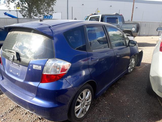 JHMGE8H59BC001145 - 2011 HONDA FIT SPORT BLUE photo 3