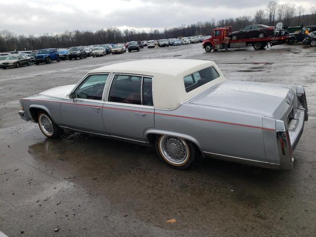 1G6DW69Y2G9702597 - 1986 CADILLAC FLEETWOOD SILVER photo 2