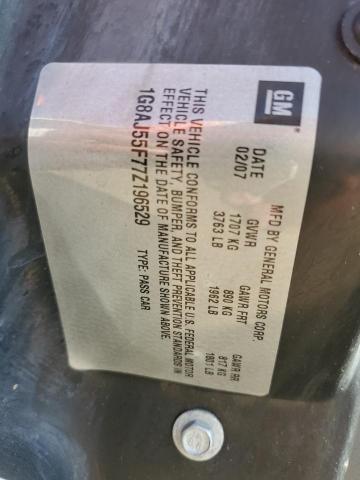 1G8AJ55F77Z196529 - 2007 SATURN ION LEVEL GRAY photo 12