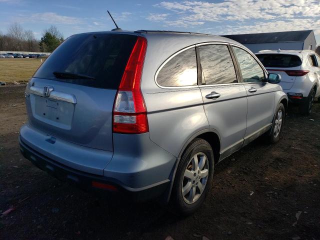 5J6RE48708L036292 - 2008 HONDA CR-V EXL BLUE photo 3