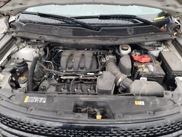 1FM5K8AR8EGB74615 - 2014 FORD EXPLORER P WHITE photo 12