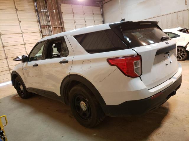 1FM5K8AC8MNA10559 - 2021 FORD EXPLORER P WHITE photo 2