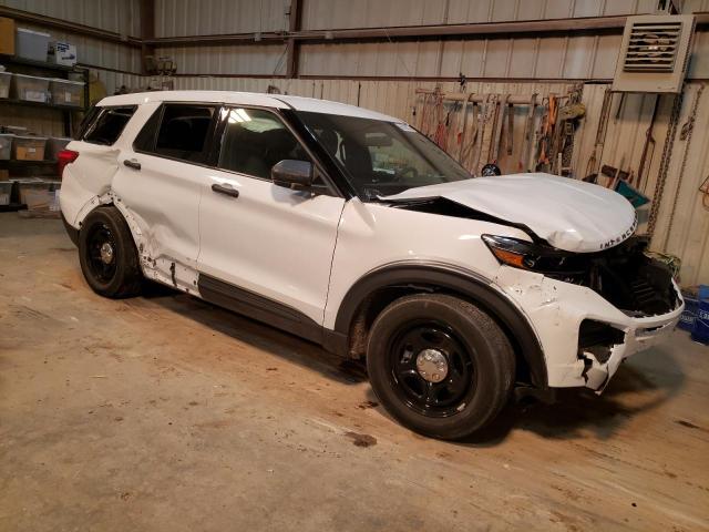1FM5K8AC8MNA10559 - 2021 FORD EXPLORER P WHITE photo 4
