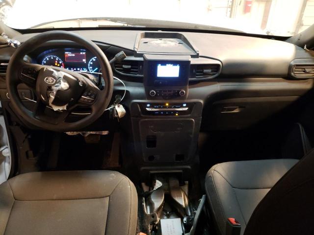 1FM5K8AC8MNA10559 - 2021 FORD EXPLORER P WHITE photo 8