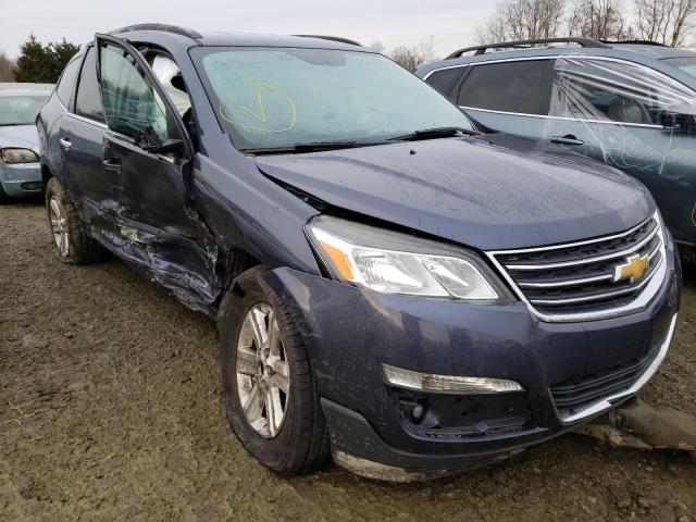 1GNKVJKD1DJ231755 - 2013 CHEVROLET TRAVERSE L BLUE photo 1