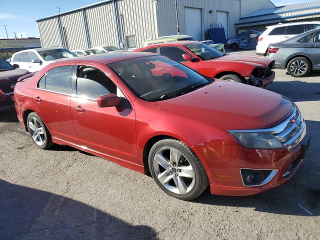 3FAHP0KC6AR116462 - 2010 FORD FUSION SPO RED photo 4