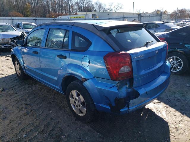 1B3HB28B88D585687 - 2008 DODGE CALIBER BLUE photo 2