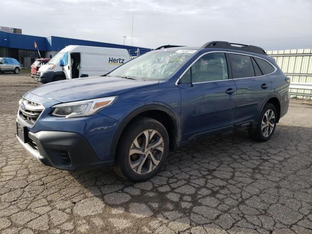 4S4BTANC5N3105076 - 2022 SUBARU OUTBACK LI BLUE photo 1