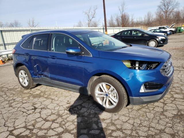 2FMPK4J93LBA10176 - 2020 FORD EDGE SEL BLUE photo 4